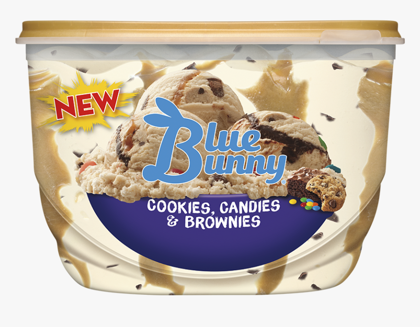 Cookies, Candies, Brownies - Chocolate Chip Cookie Dough Ice Cream, HD Png Download, Free Download