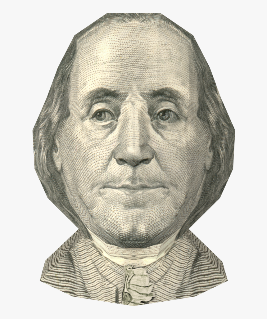 Transparent Mt Rushmore Png - Benjamin Franklin Dollar Bill Transparent, Png Download, Free Download