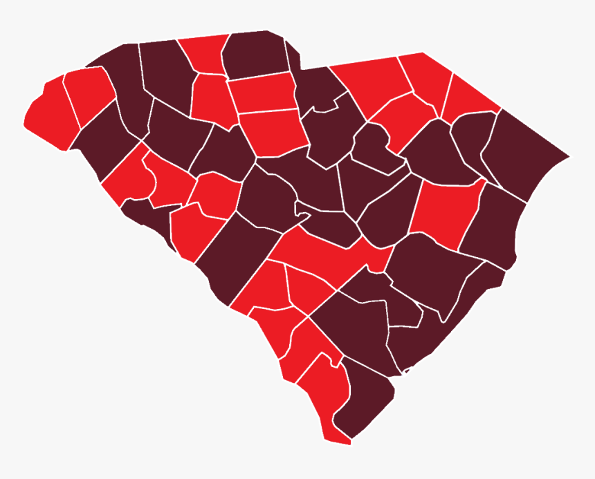 Cov#19 Cases By Counties Of South Carolina - Covid 19 Cases In South Carolina, HD Png Download, Free Download