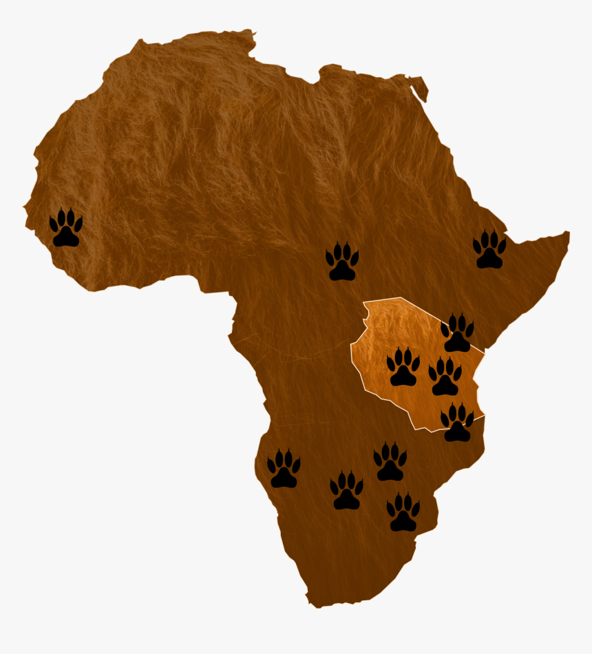 Africa Map Blank Black, HD Png Download, Free Download