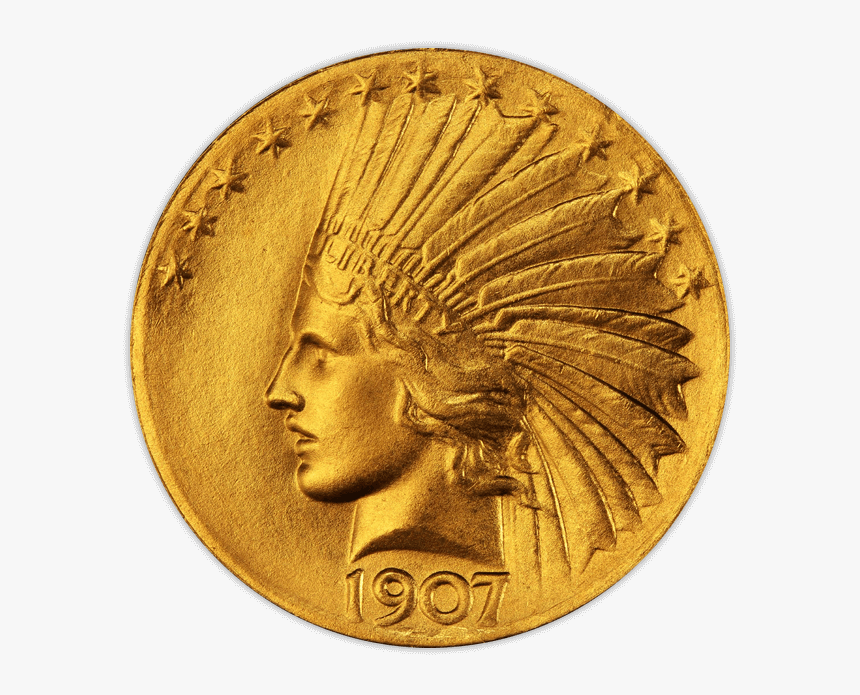 $10 Gold Eagle - Indian 10 Rupee Coin Png, Transparent Png, Free Download