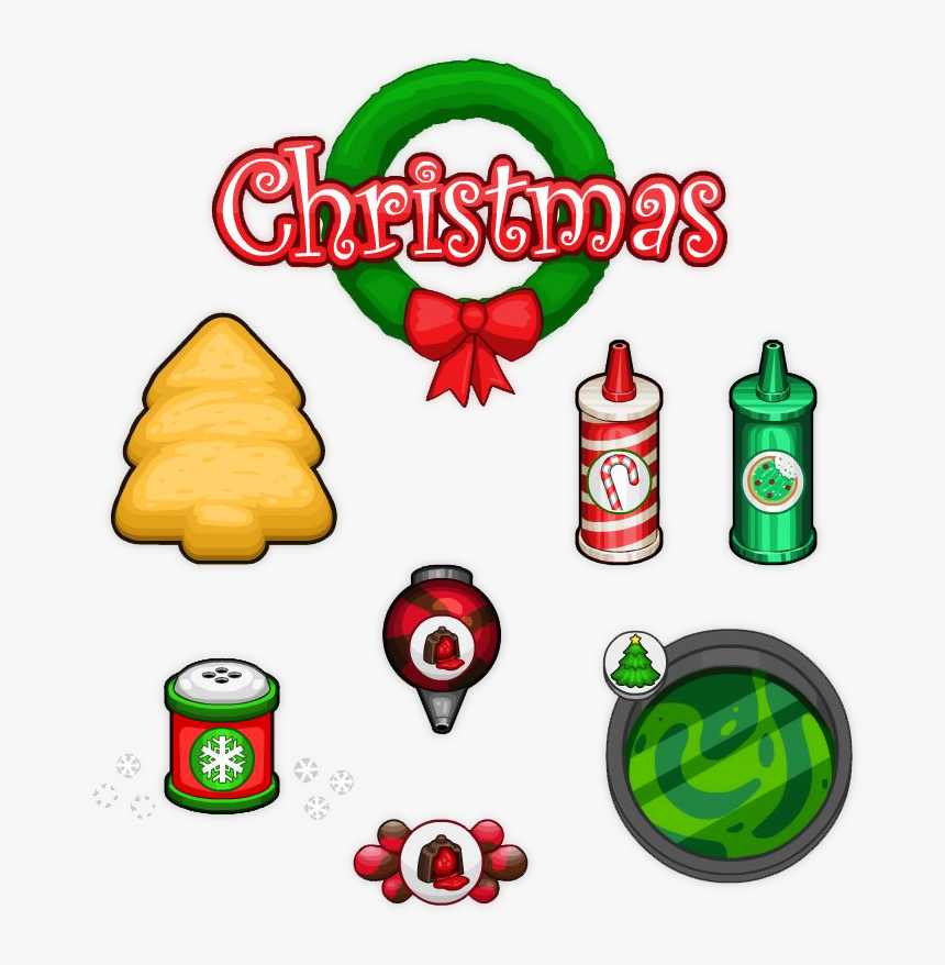 Papa S Donuteria Christmas By Mokamizore97-d7mxq30 - Papa's Donuteria Holiday Ingredients, HD Png Download, Free Download