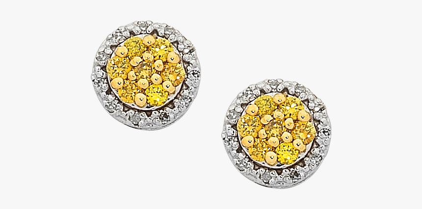 Diamond Earrings Png - Gold Diamond Earring Png, Transparent Png, Free Download