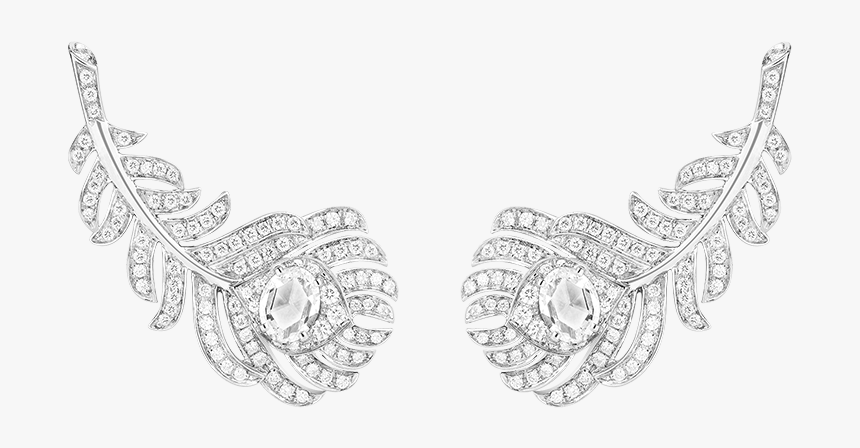 Boucheron Plume De Paon Earrings, HD Png Download, Free Download