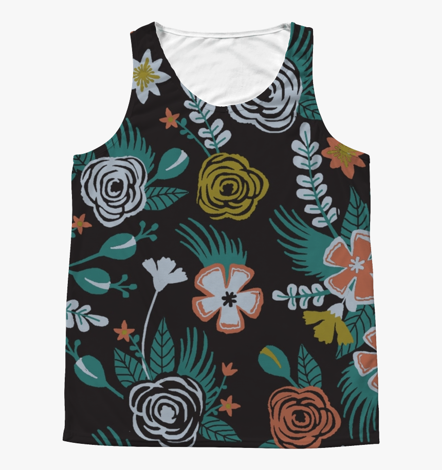 Flower Bucket Tank - Active Tank, HD Png Download - kindpng