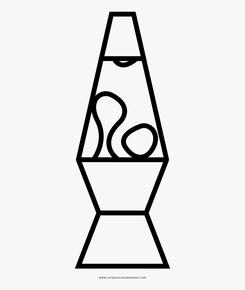 Lava Lamp Coloring Page Clipart , Png Download - Lava Lamp Coloring Page, Transparent Png, Free Download