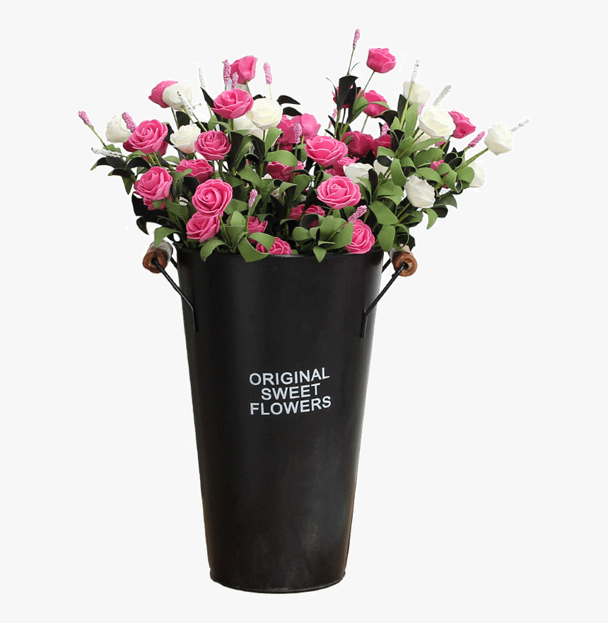 Idyllic Home Accessories Dried Flower Flower Arrangement - Garden Roses, HD Png Download, Free Download