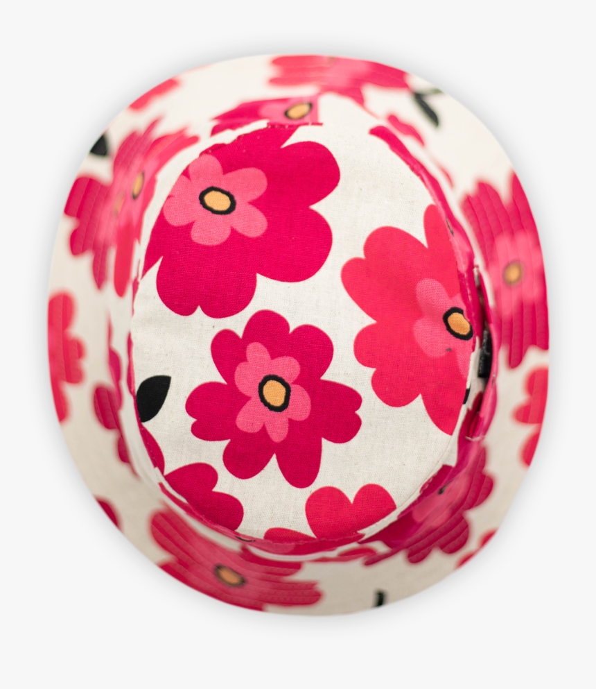 Load Image Into Gallery Viewer, Floral Bucket Hat Fuchsia - Circle, HD Png Download, Free Download