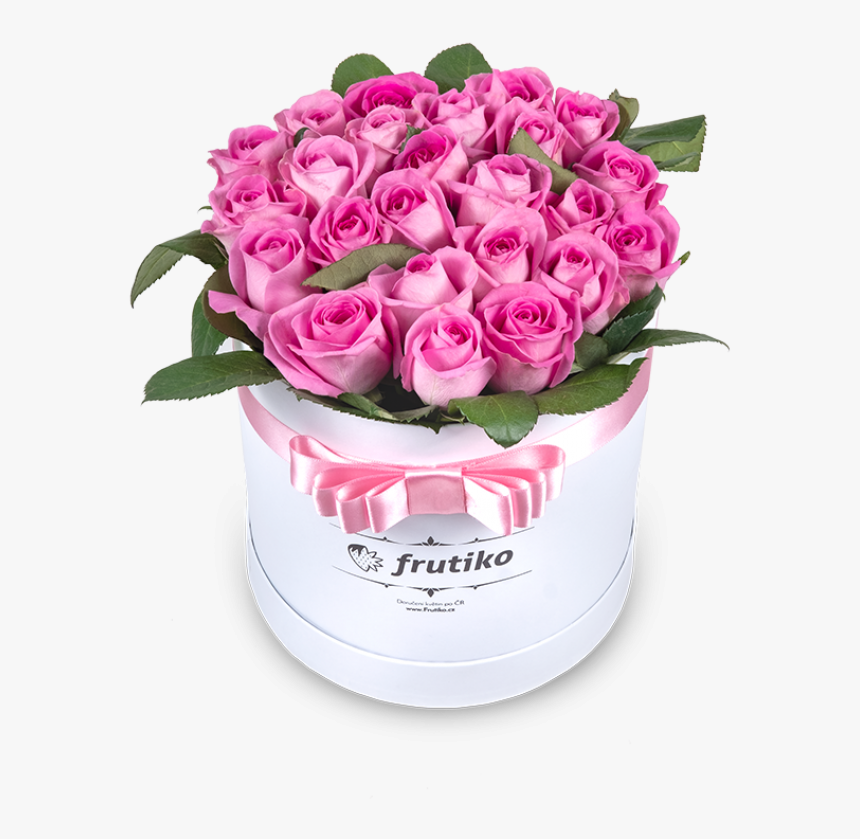 Oval Pink Roses Box - Garden Roses, HD Png Download, Free Download