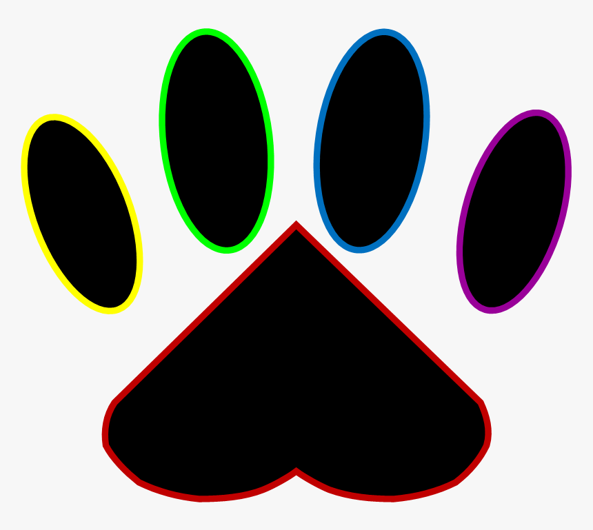 Paw With A Heart My Pet Mat - Circle, HD Png Download, Free Download