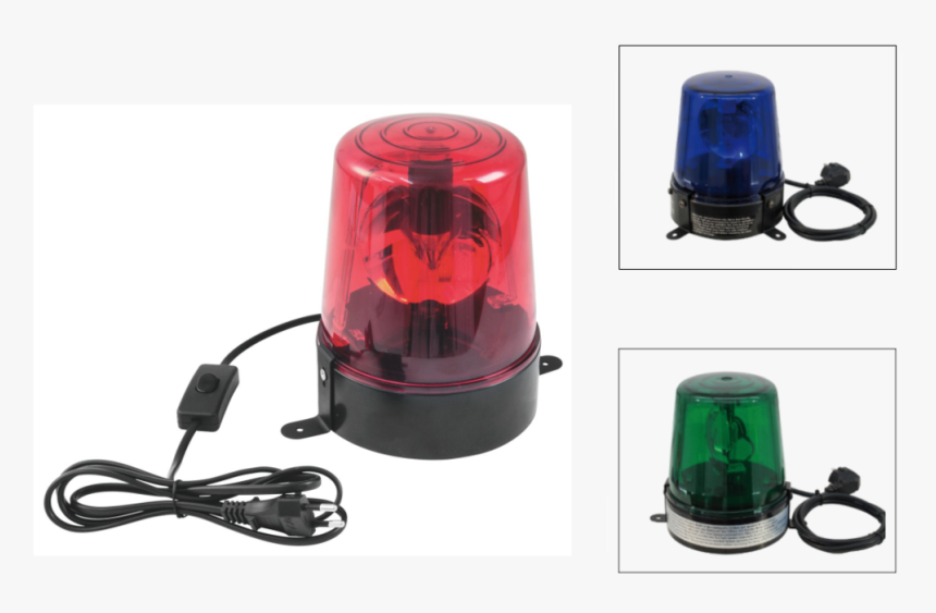 Eurolite Police Light De-1 Red - Emergency Vehicle Lighting, HD Png Download, Free Download