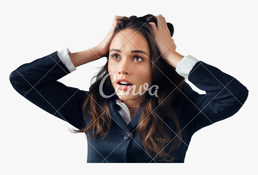 Businesswoman With Hands On - Girl, HD Png Download, Free Download