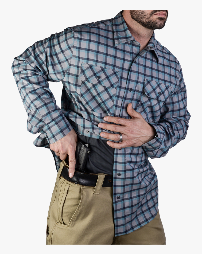 S Weapon Guard Ls Guardian Shirt- - Plaid, HD Png Download, Free Download