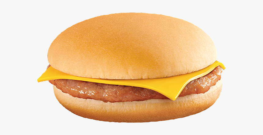 Cheese Burger Png - Simple Hamburger With Cheese, Transparent Png, Free Download