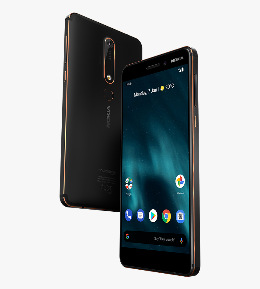 Android 10 Nokia 6.1 Phone, HD Png Download, Free Download