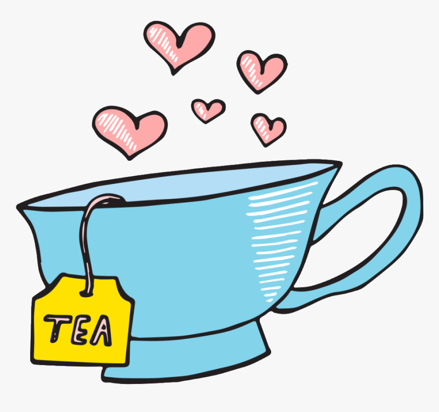 Hand Painted Teacup Winter Free Vector - Heart, HD Png Download, Free Download