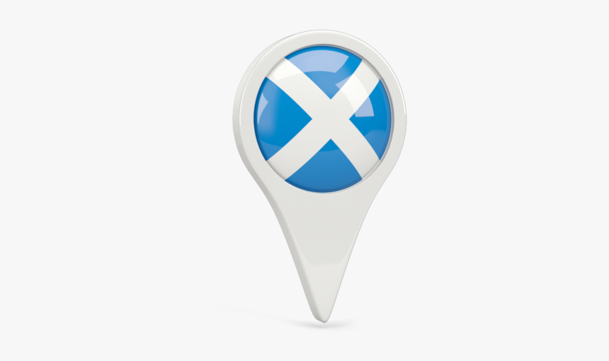 Round Pin Icon - Scotland Flag Pin Png, Transparent Png, Free Download