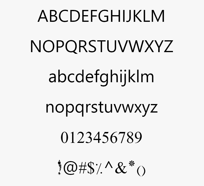 Pt Broken Example - Simple Font Style, HD Png Download, Free Download