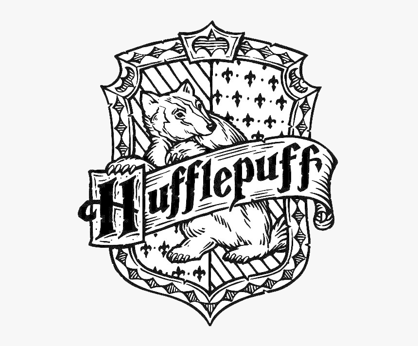Harry Potter Coloring Pages Hufflepuff, HD Png Download, Free Download