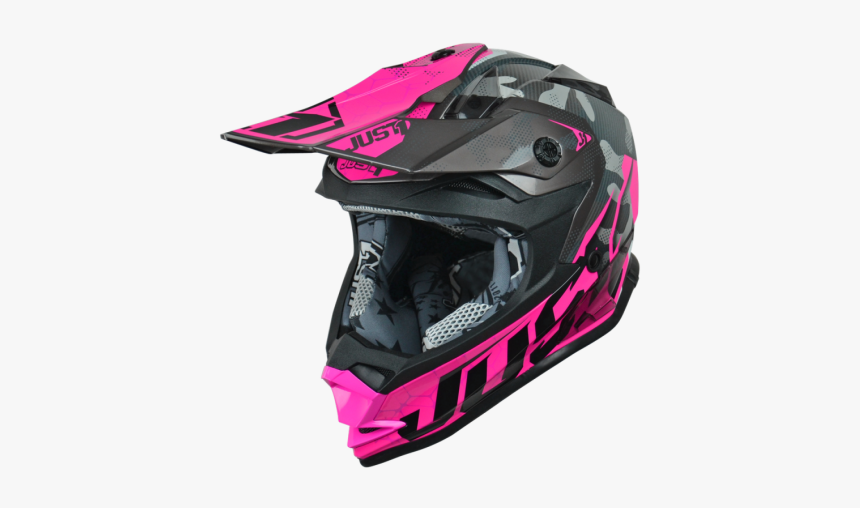 J32 Camo Fluo Pink Gloss Kids - Just 2020 Youth Helmet, HD Png Download, Free Download