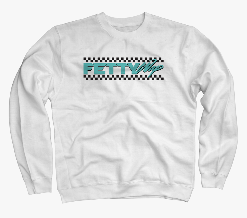 Checkered White Crewneck Sweatshirt - Sweatshirt, HD Png Download, Free Download