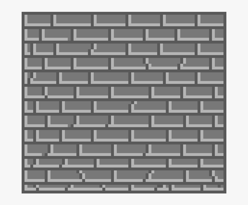 Brick Wall Pixel Art, HD Png Download, Free Download