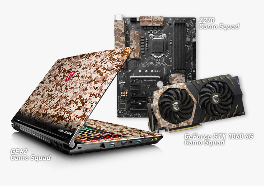 Msi Camo Squad Laptop, HD Png Download, Free Download