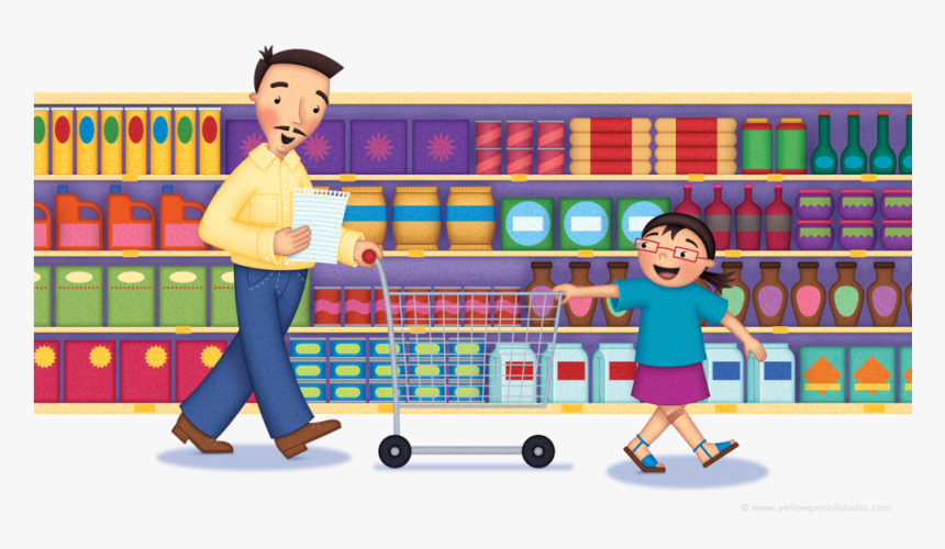 Grocery Store , Png Download - Grocery Store Cartoon Png, Transparent Png, Free Download