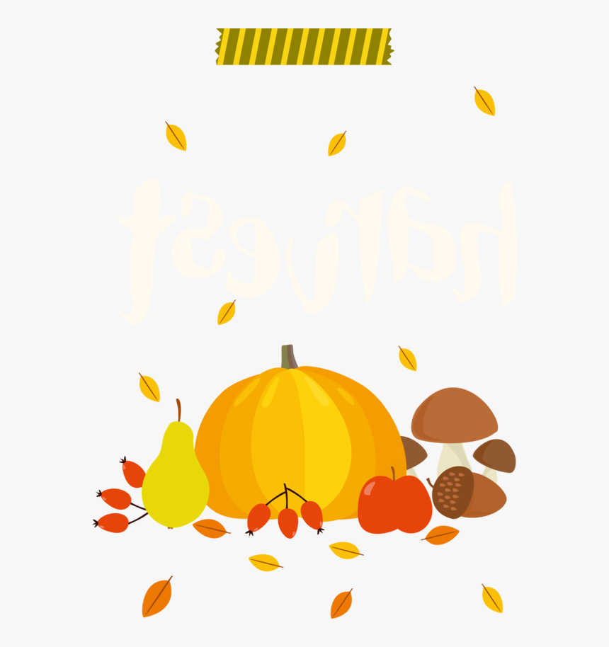 Transparent Autumn Harvest Festival Harvest Food Yellow - Pumpkin, HD Png Download, Free Download