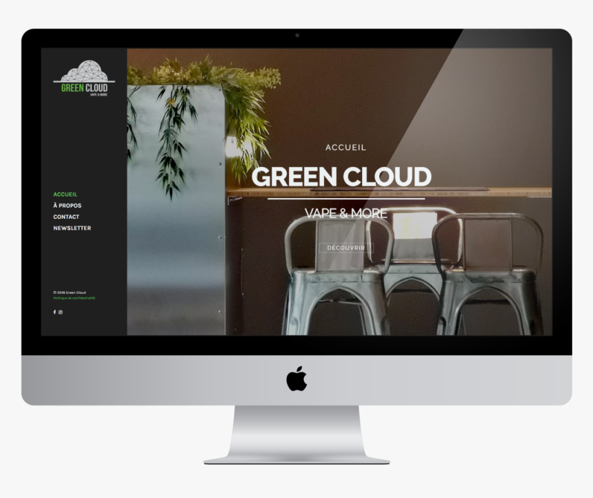 Green Cloud Vape Shop Monthey - Imac 21.5 Inch Computer, HD Png Download, Free Download