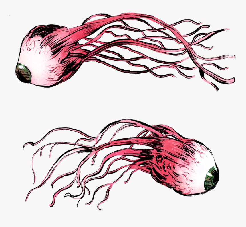 Eyeball Clipart Gore - Creepy Horror Eyeball Drawing, HD Png Download, Free Download