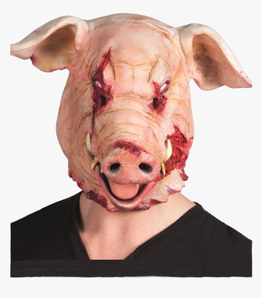 Transparent Pig Head Png - Horror Pig Mask, Png Download, Free Download