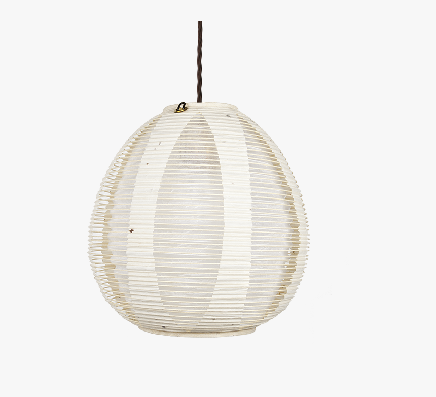 Tamago Skashi Japanese Handmade Paper Lamp Shade White - Paper Lantern, HD Png Download, Free Download