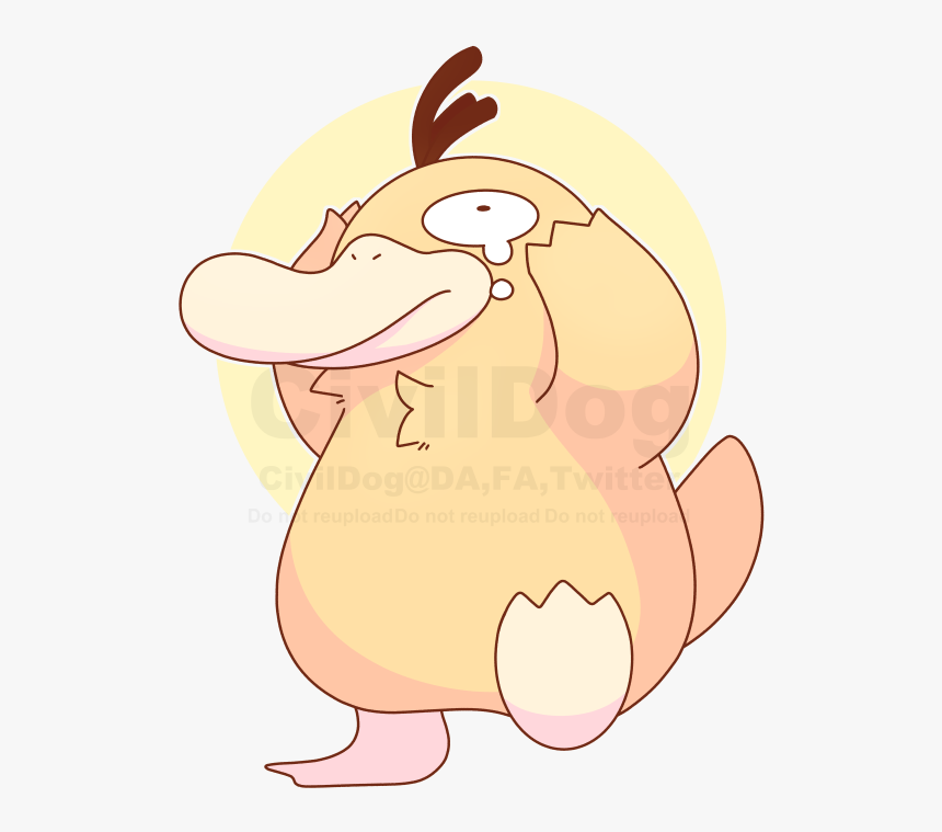 #054 Psyduck - Cartoon, HD Png Download, Free Download