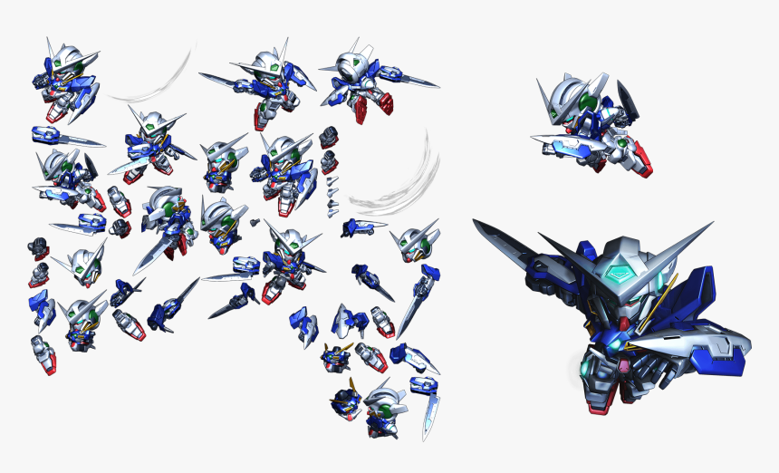 Click For Full Sized Image Gundam Exia - Gundam Exia Gn Sword, HD Png Download, Free Download