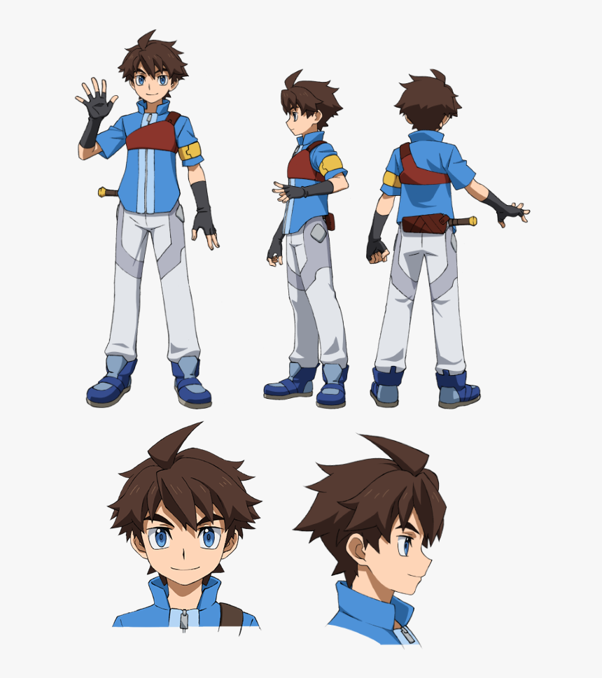 Riku Gundam Build Divers , Png Download - Gundam Build Divers Characters, Transparent Png, Free Download