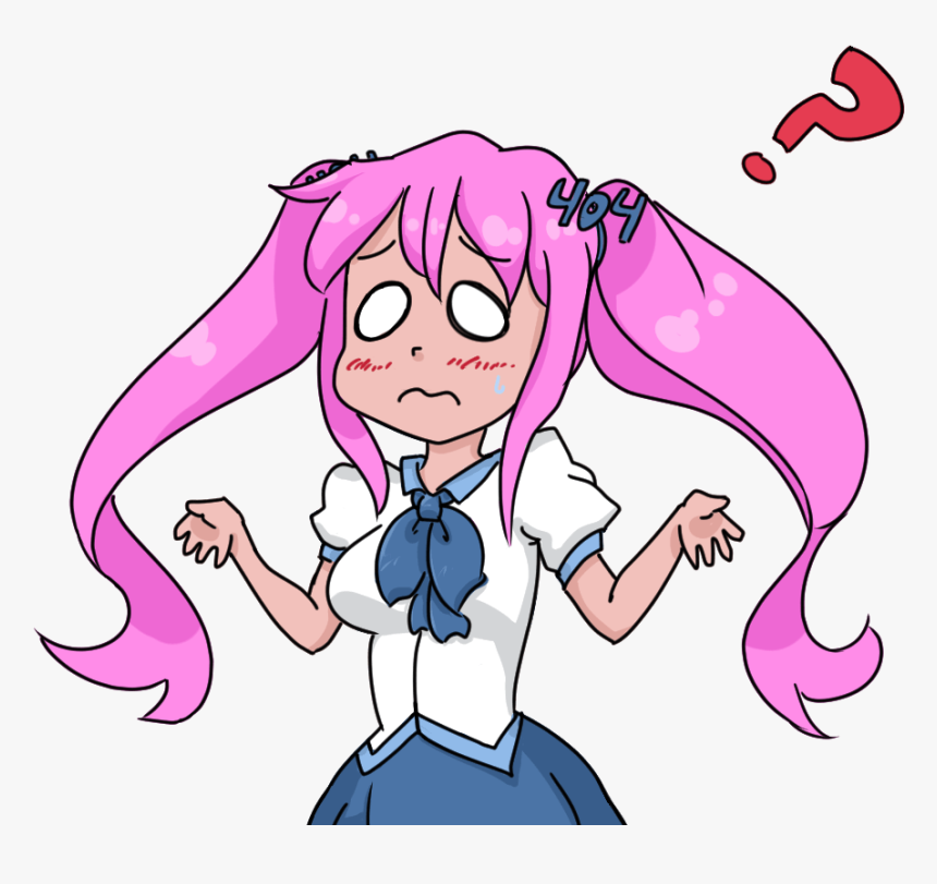 Anime Shrug Emote Transparent , Png Download - Transparent Background Discord Anime Emotes, Png Download, Free Download