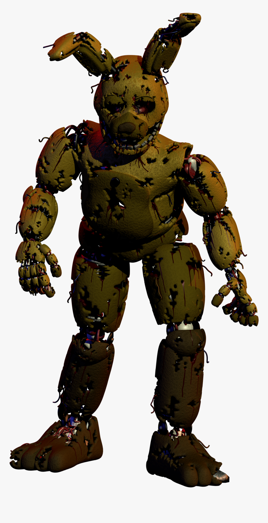 Png Transparent Download Springtrap Transparent Sfm - Fnaf Twisted Ones Springtrap, Png Download, Free Download