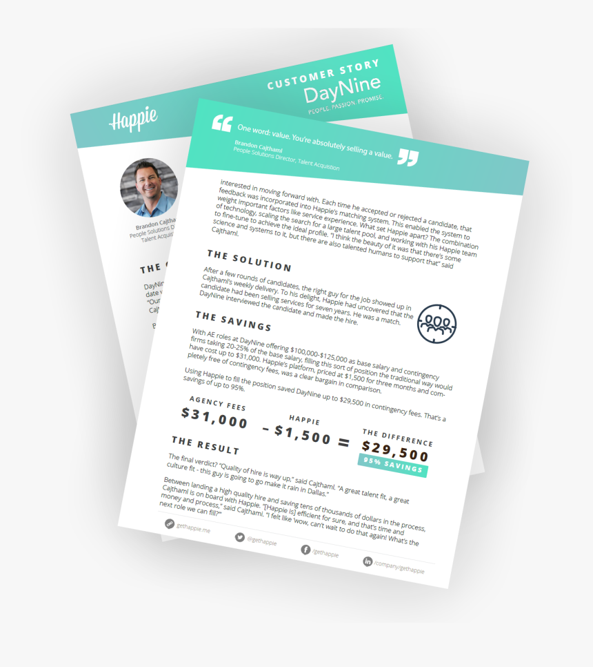 Daynine Case Study , Png Download - Brochure, Transparent Png, Free Download