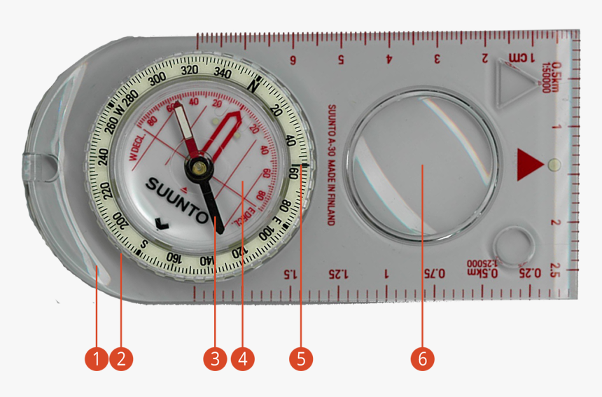Compass - Declination Marks On A Compass, HD Png Download, Free Download