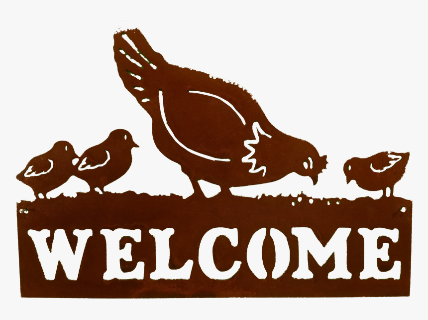 Chicken Welcome Larger Image - Chicken, HD Png Download, Free Download