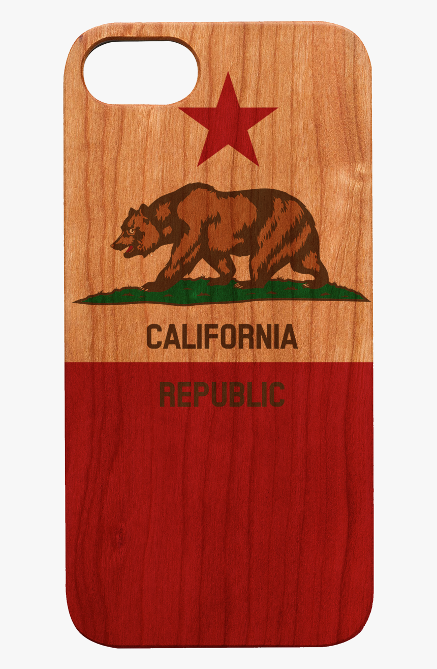 Cherry Wood - Калифорния Флаг Фото, HD Png Download, Free Download
