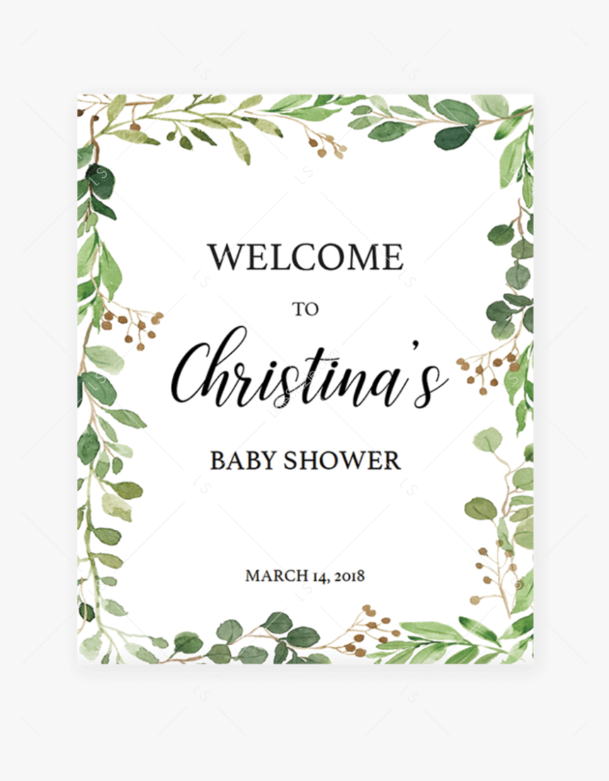 Free Printable Welcome Sign For Baby Shower, HD Png Download, Free Download