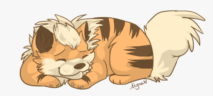 Growlithe Chibi By Snookiepup-d4r3orv - Cute Growlithe, HD Png Download, Free Download