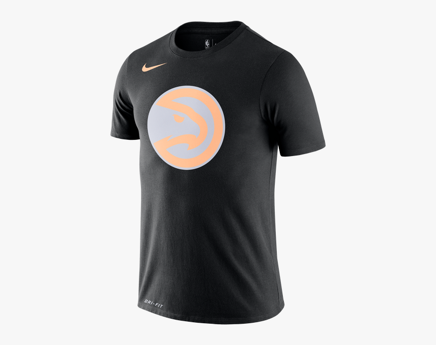Nike Nba Atlanta Hawks Logo Dry Tee - T Shirt Chicago Bulls Nike Noir, HD Png Download, Free Download