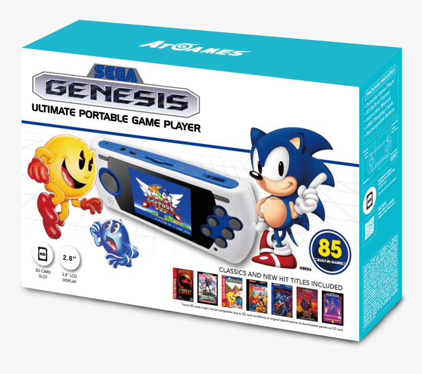 Sega Genesis Ultimate Portable Game Player , Png Download - Sega Genesis Ultimate Portable Game Player 2017, Transparent Png, Free Download