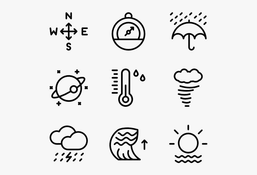 Icons For Weather, HD Png Download, Free Download