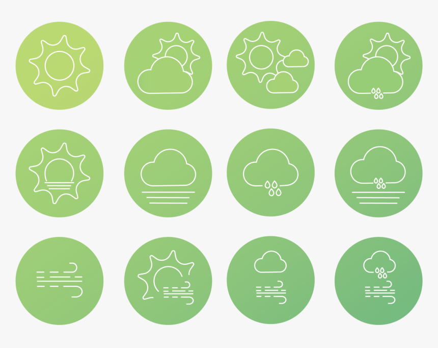 Weather Icons - Earth At Different Angles, HD Png Download, Free Download