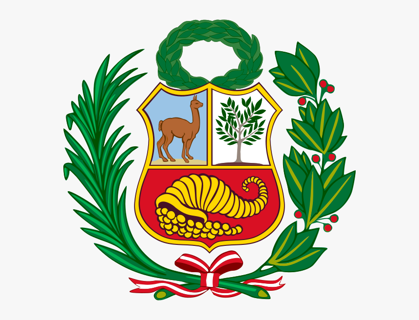 Coat Of Arms Of Peru Alternative Version - Peru Flag Clipart, HD Png Download, Free Download