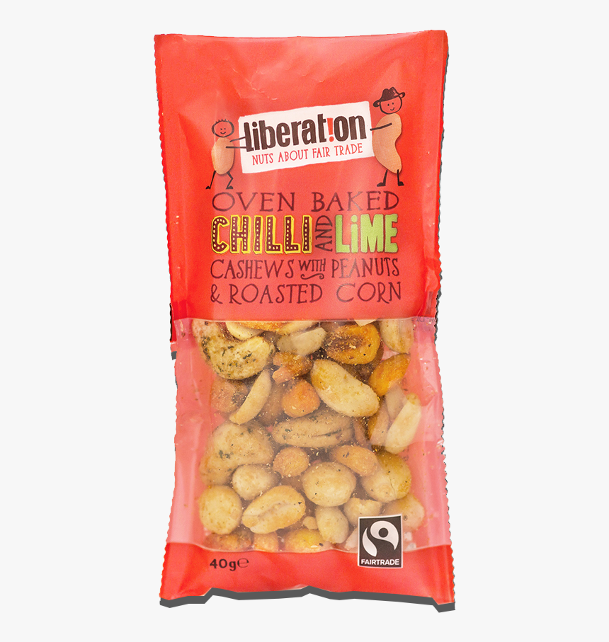 Liberation Oven Baked Chilli & Lime Cashews With Peanuts - Vegetable, HD Png Download, Free Download